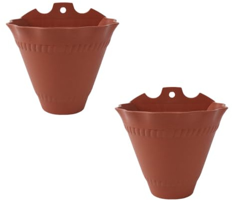Happyyami 2 Series Maceta para Colgar En La Pared Jardin Vertical Jardín Vertical Interior Maceta De Pared Colgando Decoración De Maceta De Pared Decoración De Macetero De Pared 2 Piezas*2
