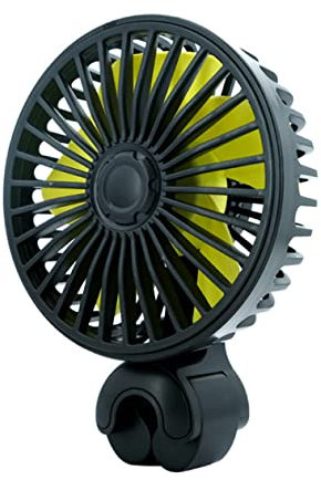 VILLCASE Ventilateur De Voiture Pour Siège Arrière Refroidisseur Air Alimenté Par Usb Avec Pince Appui-tête Stable Et Rangement Pour Diffuseur Arômes