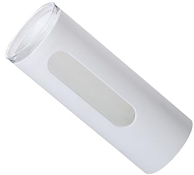 BIUDECO Dispenser da Parete per Bicchieri Usa e Getta Plastica Portabicchieri Igienico Resistente Organizzatore per Casa Cucina e Bar Polvere Pratico e Salvaspazio