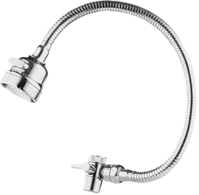 3-Gang-Verlängerung Waschbecken Waschbecken Waschkopf Gelenk Spritzwassergeschützt Wasserduschkopf für Badewannenarmaturen Küchenarmatur Sprühkopf Aufsatz