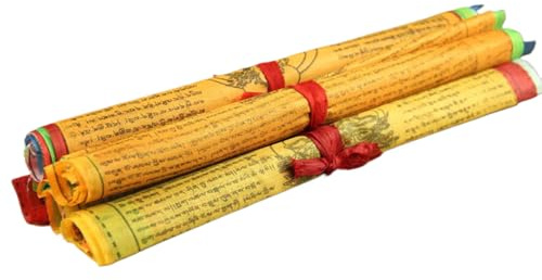 Drapeaux De Prière Bouddhiste - Flags De Prière Tibétaine Légers | Portable Sacred Art Decor Tibetan Signes De Paix | 20 Pièces Banner Bouddhiste Pour Mur, À L'intérieur, Chance En Plein Air, Bonheur,