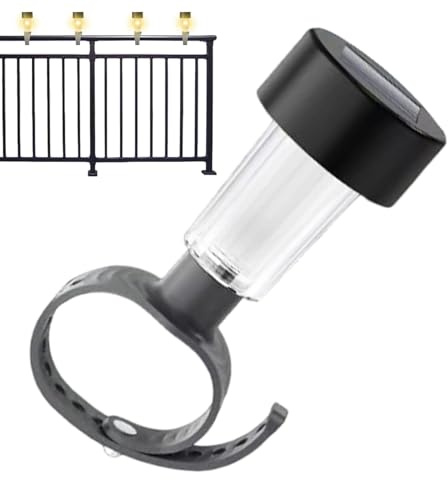 Luci Di Recinzione Solare - Lampade Per Il Percorso Del Giardino, Apparecchi A Gradini A LED | Monte A Parete Decorativa, Tecnologia Di Illuminazione Del Sensore Di Movimento, Addebito Di Ricarica Aut