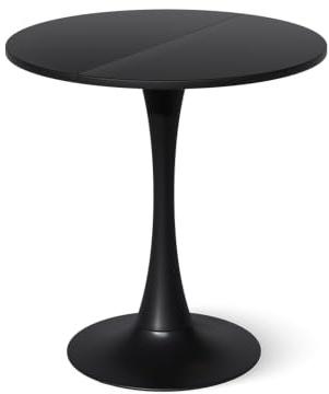 Vicco Esstisch Carl, Schwarz, 70 x 70 cm | platzsparend für kleine Räume und einfache Montage