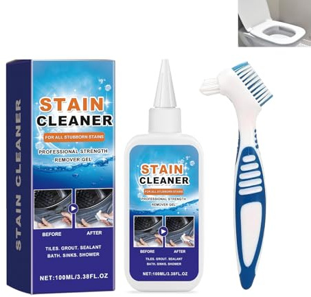 Household Stain Removing Gel,Deep Clean Mold Remover,Washing Machine Cleaner for Washing Grout, Tile, Refrigerator, Windows, Bathroom, Sink Stain