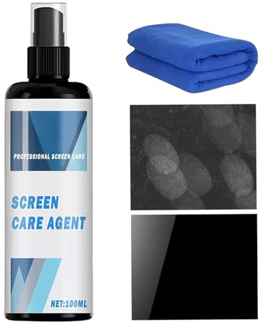 Djowyh Pulitore Schermi Telefono,Spray Da 100ml Antipioggia Per La Cura Delle,Pulitore Monitor - Per Monitor PC Auto Laptop Fotocamera Occhiali Elettronici Telefono