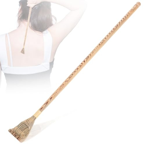 SWOOMEY -dos Outil de Massage Dos Portable en Bois de Poulet 2 Pièces Soulage Efficacement Démangeaisons Sévères pour Adultes et Femmes Enceintes