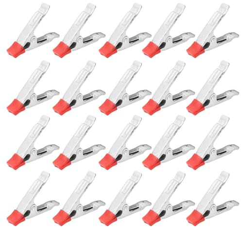 20Pcs Spring Clamp Set, 4in Heavy Duty Woodworking Spring Clamp, Strong A-Frame Hand Tool with PVC Handle for Wood Board, Water Pipe Fixing and Craft Projects