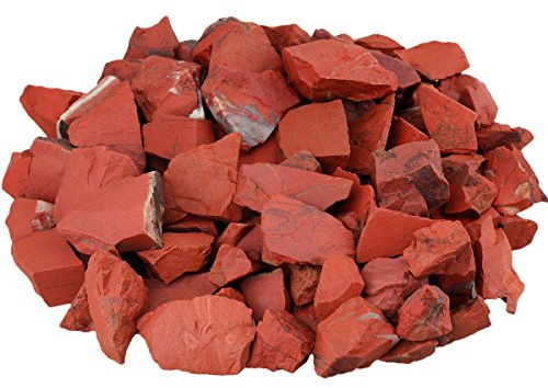 mookaitedecor Natürliche Roter Jaspis Rohsteine Kleine Edelsteine | 460g Natur Rohe Kristalle Edelsteine Aquarium, Mineralien Wasserstein für Heilung Dekoration Reiki Schmuckherstellung