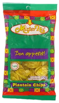 Chips de plátano salado SEÑOR HO 85g COSTA RICA - Pack de 6 piezas