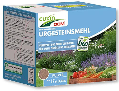 Cuxin Urgesteinsmehl 1,75 kg Bodenhilfsstoff Bodenverbesserer Bodenaktivator Steinmehl