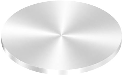 Fenau - Ronde - Maße: Ø 200x10 mm - mit Rundschliff - aus V2A (Edelstahl) - Stahl-Platte/Stahl-Ronde ohne Lochung - ideal für Anpunkten/Schweißen