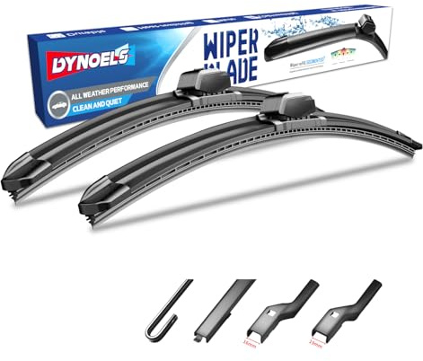 Scheibenwischer, 61 cm + 53,3 cm Wischerblätter für Mitsubishi ASX 2010–2022, passend für Volkswagen Tiguan 2009–2017 Ganzjahres-Wischerblätter (2 Stück)