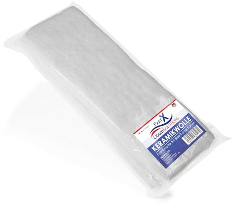 FAST X® Premium Keramikwolle für Bioethanol Kamine - 2er Set, Langlebiger Keramikschwamm, Verbesserte Brenneffizienz & Sicherheit, Für Gel- & Ethanol-Brenner