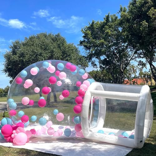 JYSNSY Aufblasbares Star Top Transparentes Aufblasbares Zelt/Campingzelt/Aufblasbares Bubble House, Transparentes Ökologisches Kuppelzelt,3m