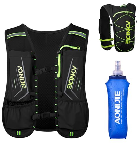 Azarxis 5L Ultraleicht Trinkrucksack Trailrunning Rucksack Trinkweste, Hydration Pack Marathon Running Rucksack für Laufen, Camping, Wandern, Marathoner