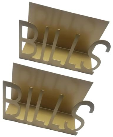 Stabiler Briefhalter aus Eisen für Schreibtisch und Heimbüro, Umschlagsortierer mit trendigen Designs