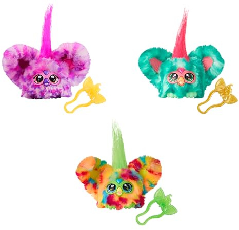 Furby Furblets 3er Pack - Mello-Nee, Hip-Bop und Pix-Elle elektronische Mini-Plüschspielzeuge