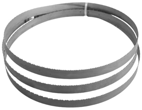 Lame for seghe a nastro di alta qualità, 2 pezzi da 55-1/8 pollici for 3/8 di larghezza for 10 TPI, lame for seghe a nastro for legno di precisione for attrezzature for la lavorazione del legno