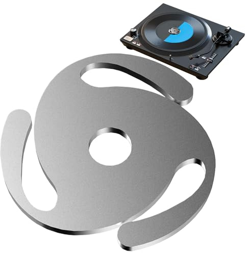 Adaptador 45 para tocadiscos - 45 RPM Multifuncional Estable Ligero Dispositivo - Componentes Para Tocadiscos | Para DJ Café Amante De La Música Apasionado De La Música Uso Interno