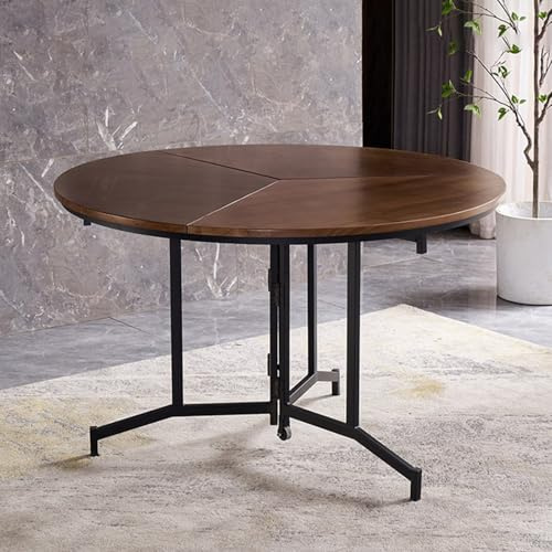 Tavolo da cucina pieghevole portatile con ruote, per interni ed esterni, perfetto per feste, nic, conferenze e matrimoni, design salvaspazio, facile da riporre