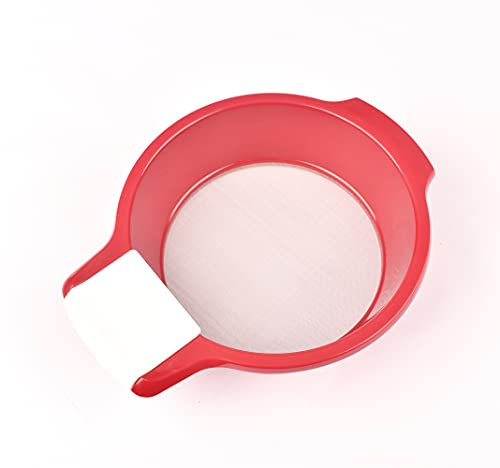 Mini manual flour sieve/juice filter/Sifting Pan Fine Mesh Strainer/Flour Sieve/Icing and Sugar Sifter,60 mesh 6.7 inch