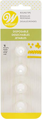 Non-Food Items Disposable Cake Tips NO. 6, One Size