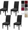 Dioxide Dining Chair Covers Removable Washable Stretch Chair Seat Covers for High Back Dining Room Chairs – Universal Fit Slipcovers for Kitchen, Hotel, Office or Wedding Ceremony