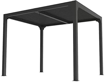 Foresta PERGOLA BIOCLIMATICA in Alluminio 240x300 h 231CM - Riparo TETTOIA PERGOLATO - H