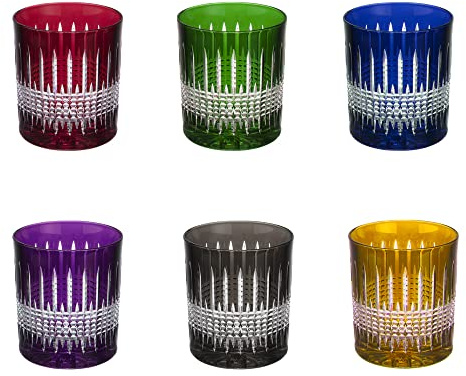 Table Passion - Coffret de 6 gobelets 32 cl en cristal taillé