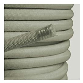 KALEMBAL Cuerda elástica profesional marfil 9mm (Rollo de 20 metros) - Anti-UV - Muy resistente
