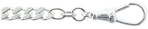 Lifestyle Schmuck Uhrenkette Flachpanzer Kette aus 925 Silber