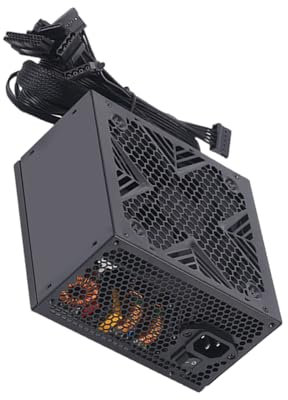 GMBYLBY PC Fuente Alimentación Gaming Computer Fower Suministros 550W/650W/750W con Silencioso Ventilador FDB 120 Mm Eficiente