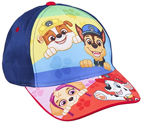 PAW PATROL Hut für Jungen, Verstellbare Kappe, Atmungsaktives, Leichtes, Klassisches Design, Sommerhut, Geschenk für Jungen und Kinder, Blau