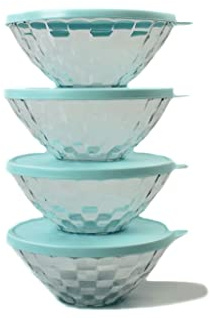 Tupperware Stella Diamant 500 ml himmelblau (4) Schälchen Schale Servierschale Schüssel
