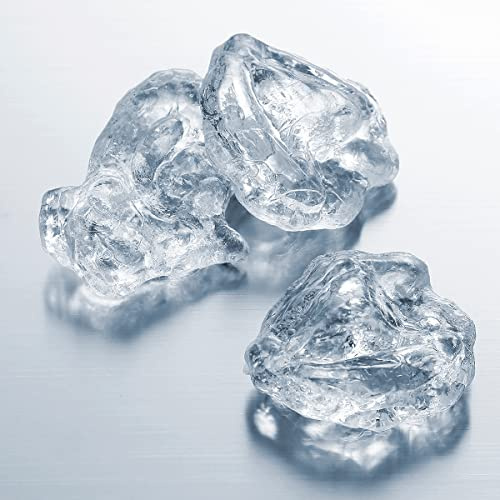 Deco Woerner Deko-Crushed EIS aus Glas 50x30 mm Fake EIS Cocktail-EIS Lebensmittelattrappe