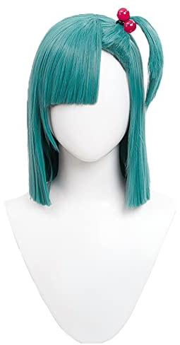osseoca Bulma - Peluca Cosply verde y azul 35 cm (Bulma-GRNBLU)