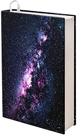 Kuiaobaty Sternenhimmel Buchhüllen für Bibeln, Galaxie-Druck, Buchhülle für Taschenbuch, Notebook, Buchliebhaber, Geschenke