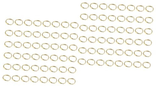 STOBOK 1000stücke Offene Ringe Für Schmuckherstellung Runde Doppelkreis-ringe Aus Hochwertigem Für Ohrringe Armbänder Und Halsketten