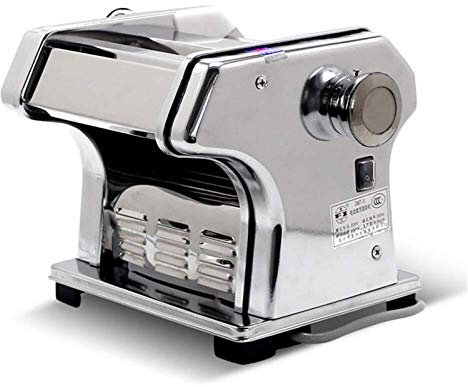 sjdoPulse Macchina per Pasta Macchina per Pasta Elettrica da 100 W Macchina per Pasta Perfetta per Spaghetti, Fettuccine, Lasagne
