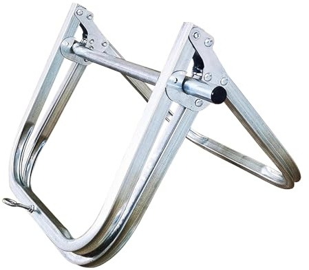 Enrouleur et enrouleur machine à nouer et enrouler le cadre de pose de fil de cadre de pose, câble d'alimentation, bobine de câble réseau à fibre optique tournante, pliable (L/38 x 46 cm)