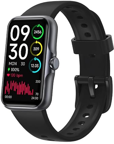 FORHAPAY Fitness Tracker Watch for Women Men, 1.47 Smart Watch with Heart Rate Sleep Monitor Message Remind, Multiple Sports Modes IP68 Waterproof Smartwatch with Calorie Step Counter for Android iOS