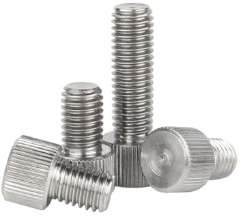 ORANXIN M5 x 10mm 5 pcs Runder Kopf Rändelschrauben 304 Rostfreier Stahl Einstellbar Rändel Knopf Handgriff Klemmung Schrauben Maschine Bolzen