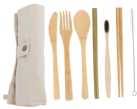 MAGICLULU Modernes Utensilien-set 8-teilig Tasche Leicht Zu Tragen Für Camping Und Den Täglichen Gebrauch