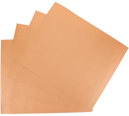 POPETPOP 4pièces Tapis De Cuisson Antiadhésif Lavable Et Résistant Chaleur Pour Cuisson Au Four Poêle Réutilisable Pour Divers Aliments