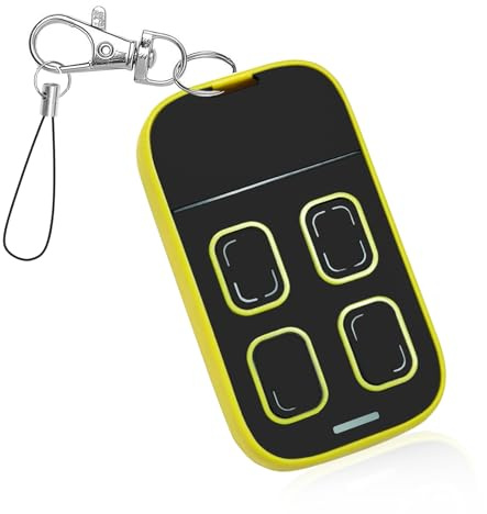 Fernbedienung Garagentor,Universal Fernbedienung Klonen,Handsender 4 Kanäle Garagentor Ersatz-Fernbedienung für Garagentüren, Elektrotüren, Zugtüren