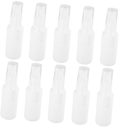 Mikinona 10piezas Unidades Botellas Atomizadoras Nasales con Boquilla Giratoria Ajustable para Atomizador Recargable De Niebla Fina Envases Pequeños para Limpieza Nasal y Aplicación Oral