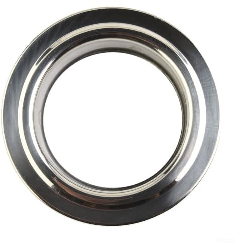 Robusta flangia rotonda per tubo di ventilazione in acciaio inox per un uso duraturo (100 mm)