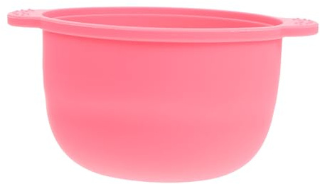 FOMIYES Heat-resistant Silicone Wax Melting Bowl Pink Reliable Wax Melt Pot Inner Container for Hair Removal Accessory Suitable for