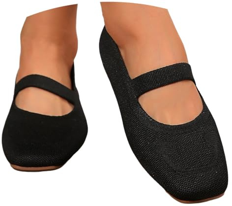 Bailarinas para mujer, zapatos planos, pies anchos, zapatos de ballet, elegantes, zapatos de danza, cómodos, zapatos balerina, zapatos de mujer, zapatos festivos, balarina, anchura, H