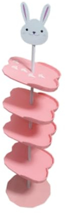 RMWHGDUL Range-chaussures à 5 Niveaux pour Enfants, étagère En Métal Léger, Facile à Déplacer, Convient pour La Chambre, L'entrée, Le Salon.
